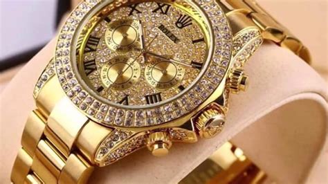 rolex 24 karat gold watch